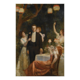 Póster El Jardín de Armida (por John Collier)