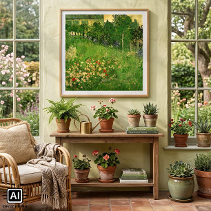 Póster El jardín de Daubigny por Vincent van Gogh, Le Jar