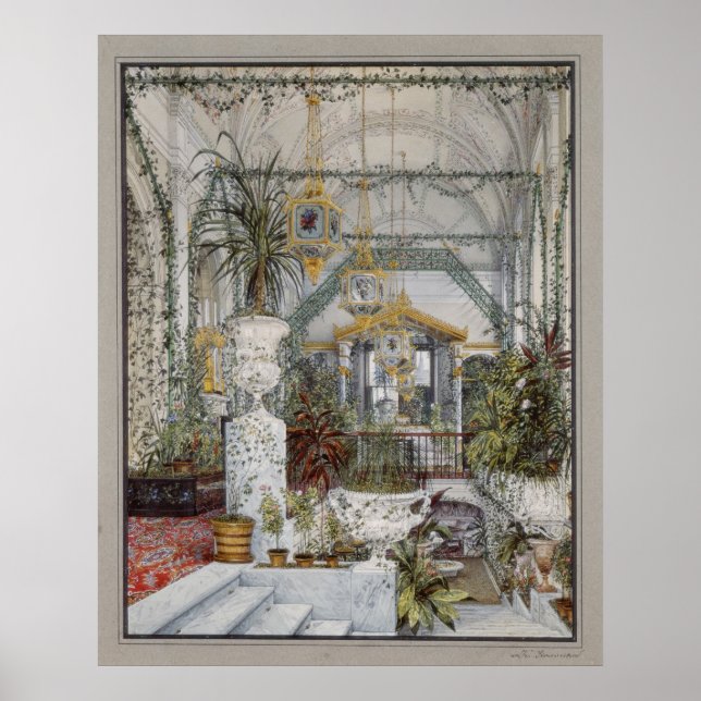 Póster El Jardín de Invierno de la emperatriz Alexandra F (Frente)