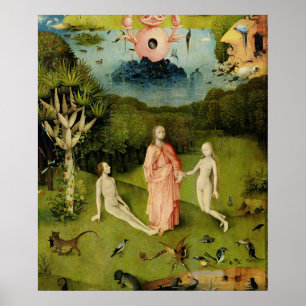Póster El Jardín de las Delicias Terrestres 2