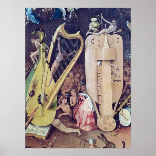 Póster El Jardín de las Delicias Terrestres 2 (Frente)