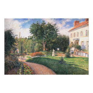 Póster El jardín de Les Mathurins Camille Pissarro