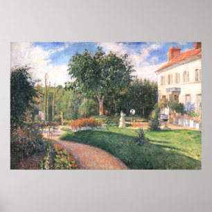 Póster El Jardín de Les Mathurins Camille Pissarro