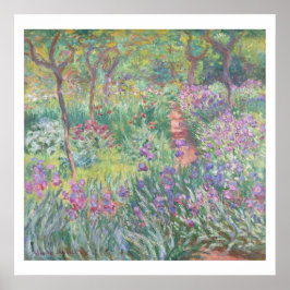 PÓSTER "EL JARDÍN DE LOS ARTISTAS, GIVERNY" MONET CLAUDE
