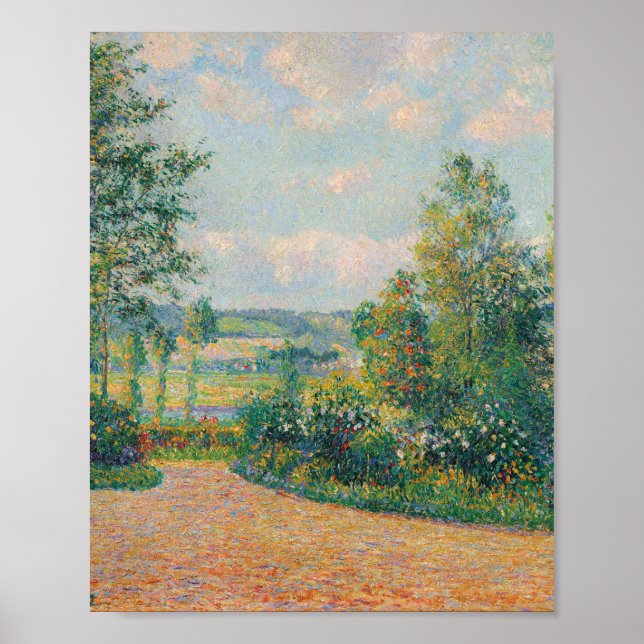 Póster El jardín de Octave Mirbeau (por Camille Pissarro) (Frente)