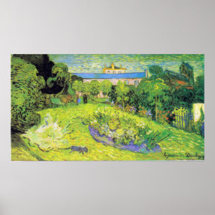 Póster El jardín de Vincent van Gogh Daubigny