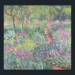 Póster El jardín del artista de Monet en Giverny<br><div class="desc">El jardín del artista en Giverny,  por Claude Monet (1900).</div>
