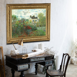 Póster El jardín del artista en Argentina por Claude Mone