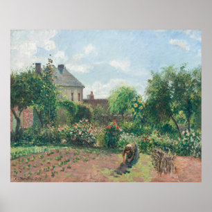 Póster El jardín del artista en Eragny (1898)