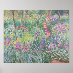Póster El jardín del artista en Giverny (1900)