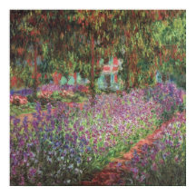 El jardín del artista en Giverny por Claude Monet