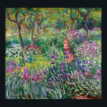 Póster El jardín del artista en Giverny por Claude Monet<br><div class="desc">El jardín del artista en Giverny por Claude Monet (1900)</div>