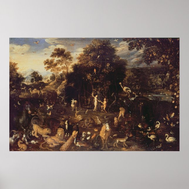 Póster El Jardín del Edén (Frente)