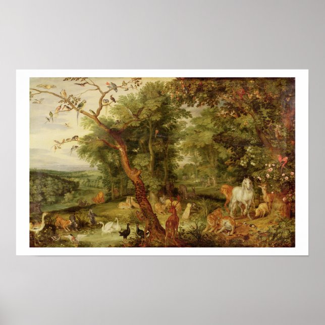 Póster El Jardín del Edén, al fondo El Temptati (Frente)