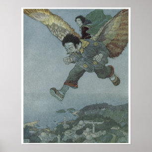 Póster El jardín del paraíso, Edmund Dulac