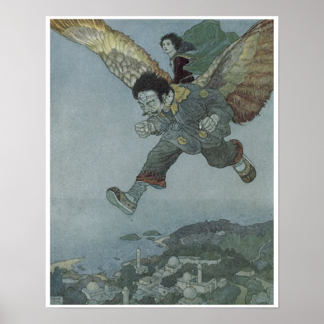 Póster El jardín del paraíso, Edmund Dulac (Frente)