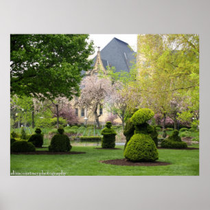 Póster El jardín del Topiary de Columbus