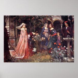 Póster El jardín encantado de John William Waterhouse