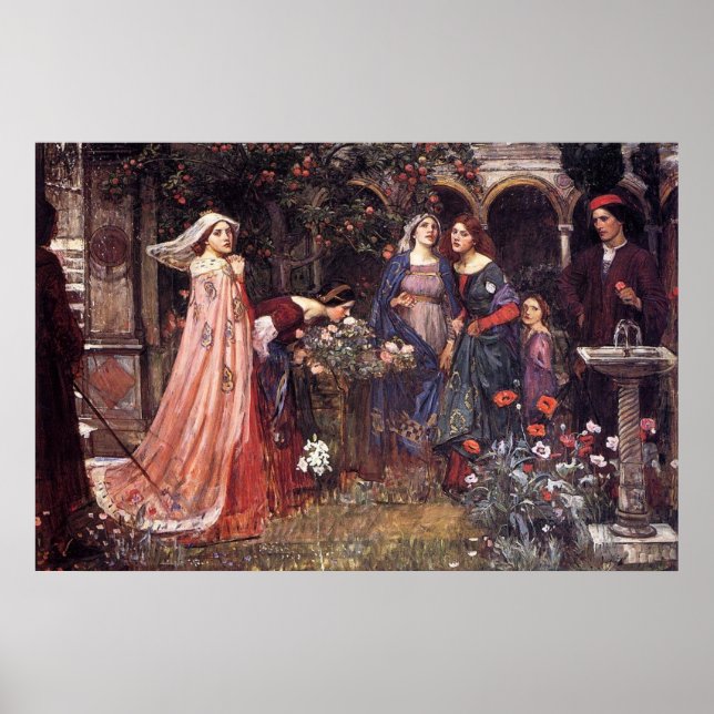 Póster El jardín encantado de John William Waterhouse (Frente)