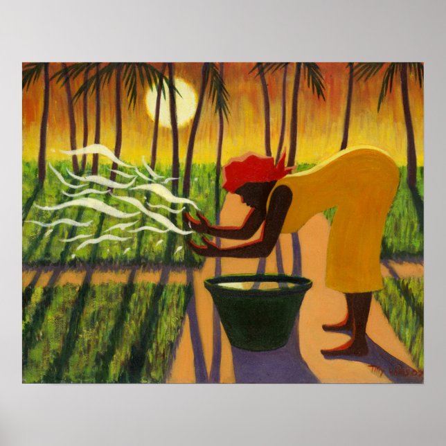 Póster El jardín espiritual 2007 (Frente)