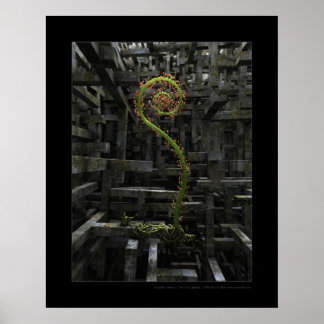 Póster El jardín interior