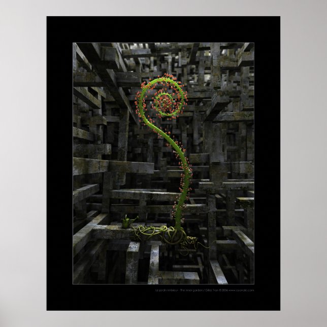 Póster El jardín interior (Frente)