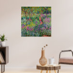 Póster El Jardín Iris De Giverny De Claude Monet<br><div class="desc">El jardín Iris de Giverny pintado por Claude Monet. Alrededor de 1900. Esta imagen es de dominio público.</div>