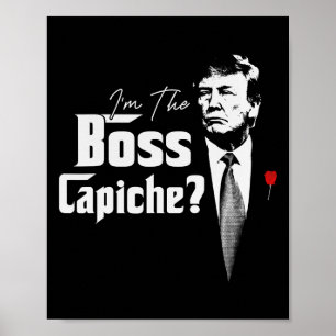 Póster El Jefe Capiche Italiano Para Trump 2024