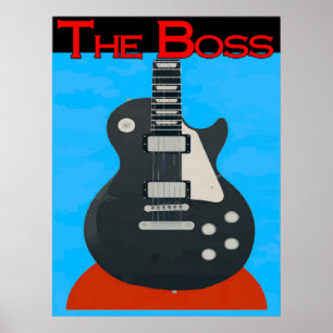 Póster El jefe, la guitarra