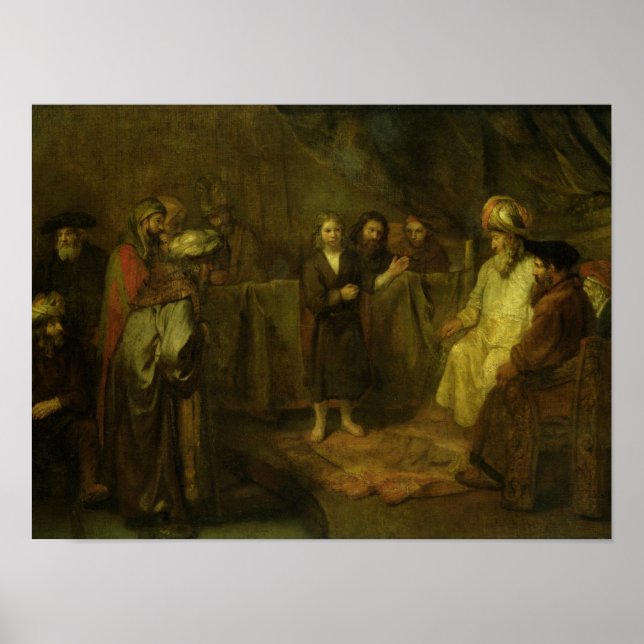 Póster El Jesús de los Doce Años delante de (Frente)