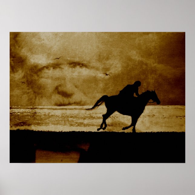 Póster El jinete de caballo blanco - Theodor Storm (Frente)