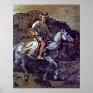 Póster El jinete polaco de Rembrandt Harmenszoon van Rijn