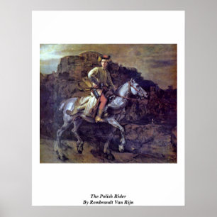 Póster El Jinete Polaco De Rembrandt Van Rijn