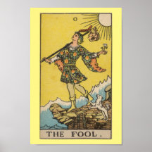 El jinete Waite Smith Tarot: El tonto