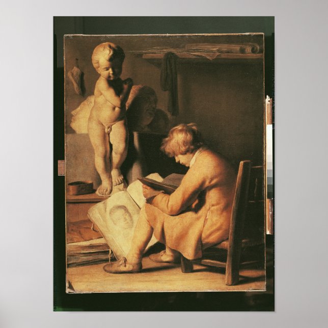 Póster El joven artista (Frente)