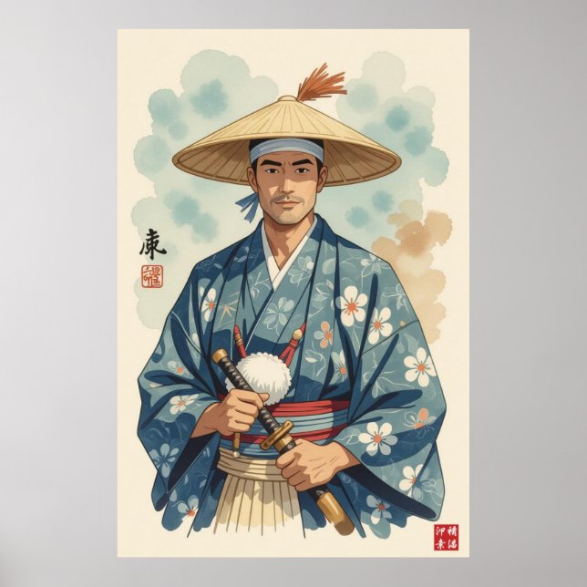 Póster El joven Bushi (Frente)