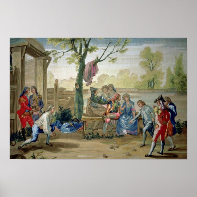 Póster El juego de los bolos (Frente)