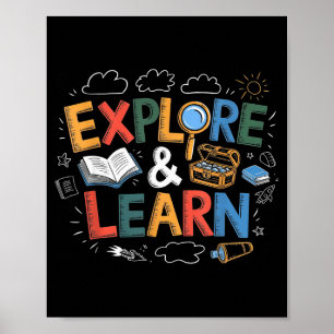 Póster El Juego Es Aprender Explorar Y Aprender Preescola