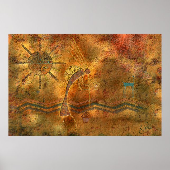 Póster El jugador de flauta (Frente)