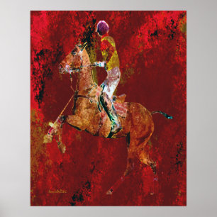 Póster El jugador de polo