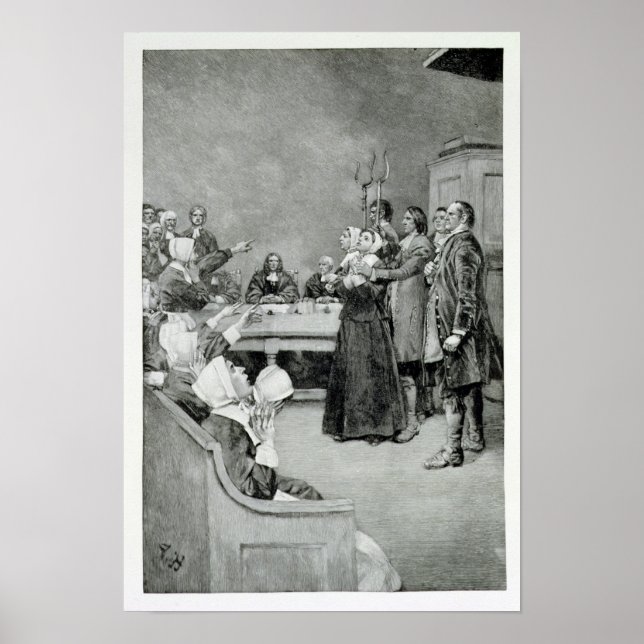 Póster El juicio de una bruja (Frente)