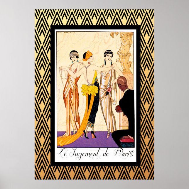 Póster El Jumento de París Art Deco (Frente)
