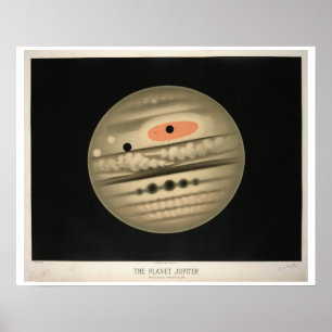 Póster El Júpiter de Trouvelot