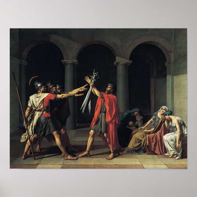 Póster El juramento de Horatii (Frente)
