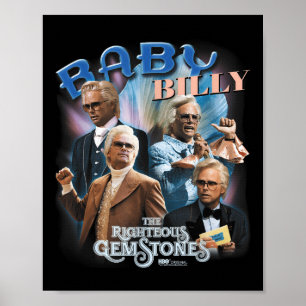 Póster El justo Gemstones Bebé Billy Heartthrob