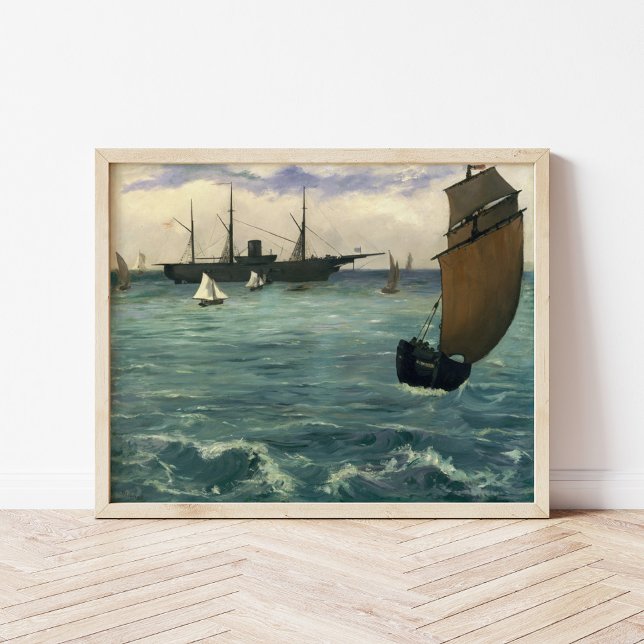 Póster El "Kearsarge" en Boulogne | Édouard Manet (Subido por el creador)