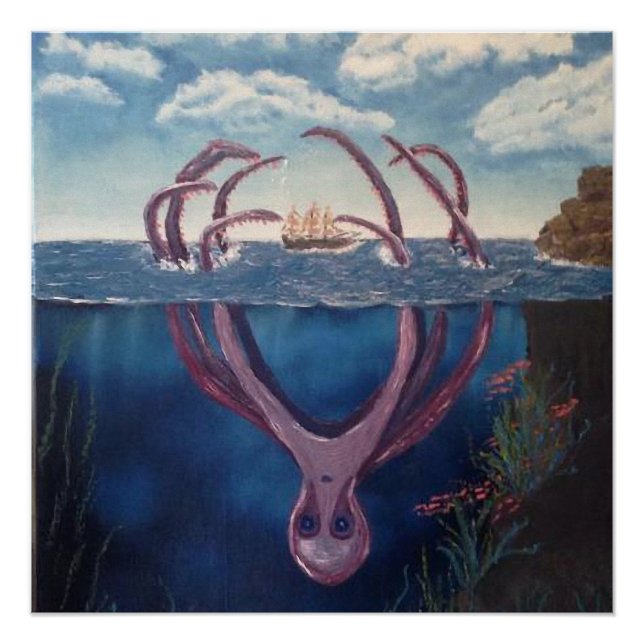 Póster El Kraken (Anverso)