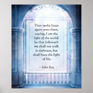 Póster El KRW Jesús es la luz del poster del mundo