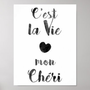 Póster El la de C'est compite lunes Chéri