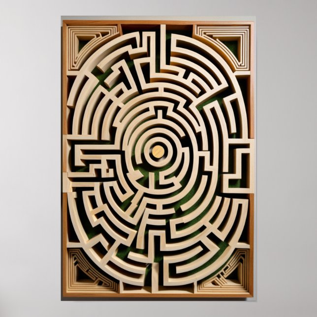 Póster El laberinto de protección (Frente)